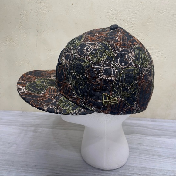 New Era 59Fifty Black Camo Stitch Houston Astros Baseball Fitted 7 1/8 Cap Hat - Picture 3 of 9